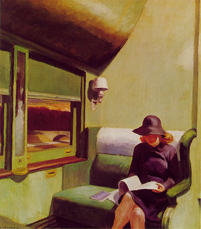 Compartment Car Edward Hopper